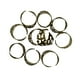 thumbnail image 4 of 10 Piezas de Anillos de Filigrana Ajustables de Metal de Latón con Pegamento en La Almohadilla de 7,5 Mm, 4 of 6