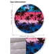 thumbnail image 2 of Toalla de playa redonda de microfibra estampada, súper colorida, resistente a la arena, manta de playa, tapete de playa, toalla multiusos para viajes y piscina., 2 of 6