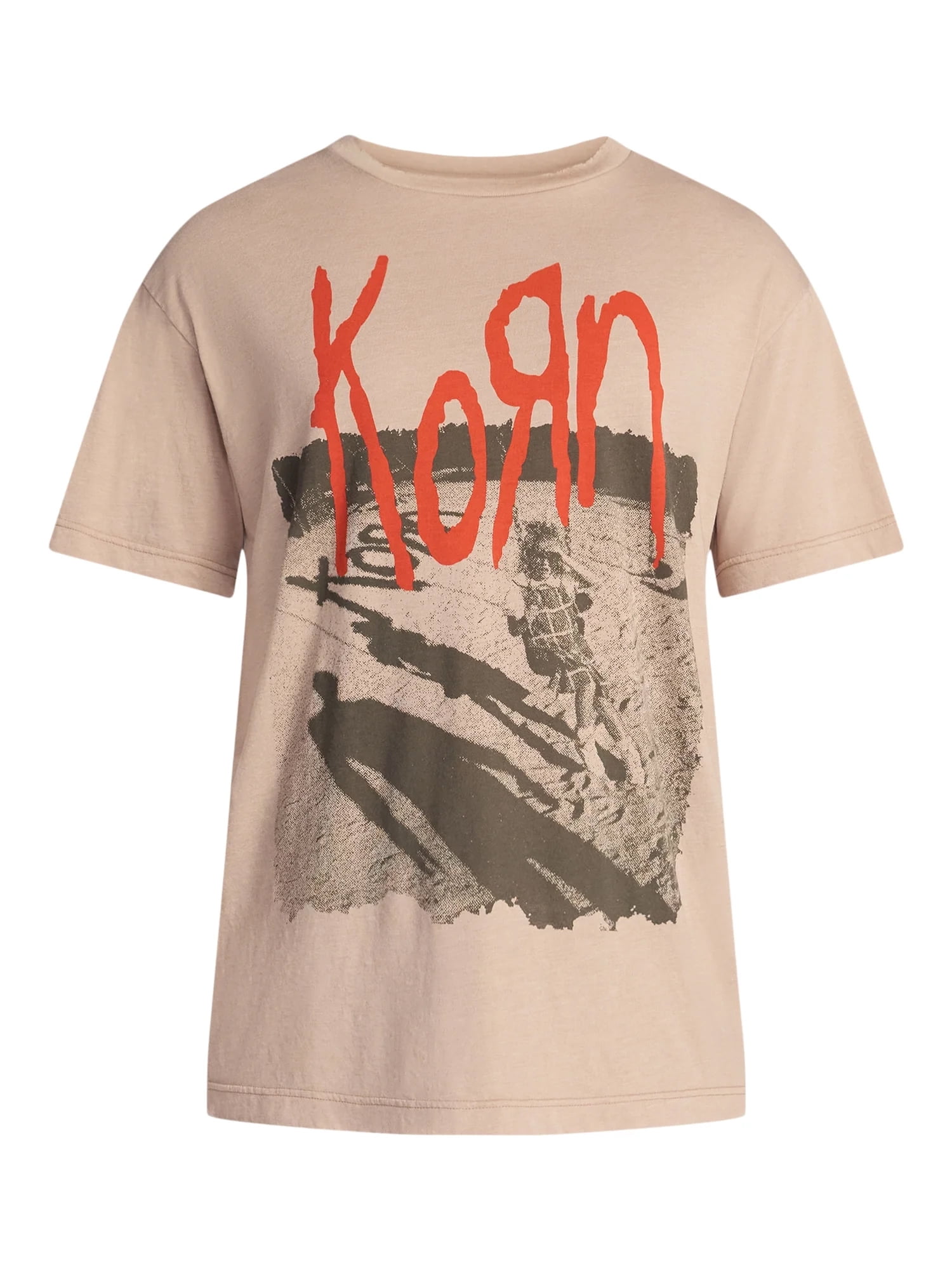 KoRn Men's and Big Men's Boxy Fit Graphic Tee, Sizes XS-5XL