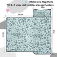 thumbnail image 5 of White and Blue Of Animal Print Toddler Nap Mats for Kids Preschool,Sleeping Mat Bag or Kids,Toddler Sleeping Bag,Toddler Nap Mat or Daycare, 5 of 6