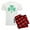 With Red Plaid Pant, variant on CafePress - Shamrock Of Shamrocks Men's Light Pajamas - Men's Light Loose Fit Cotton Pajama Set
