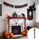 thumbnail image 1 of Decoraciones de Halloween, adornos de Halloween, regalos de Halloween. Guirnalda de hojas de arce colgantes de otoño de 1,7 m, guirnalda de follaje artificial de otoño, decoración de Halloween para el, 1 of 6