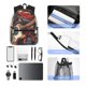thumbnail image 4 of Fotbe Samurai Frog Guitar Mochila Ligera Casual para Laptop para Hombres y Mujeres, Mochila Impermeable de Uso Diario, Mochila para Universidad, 4 of 6