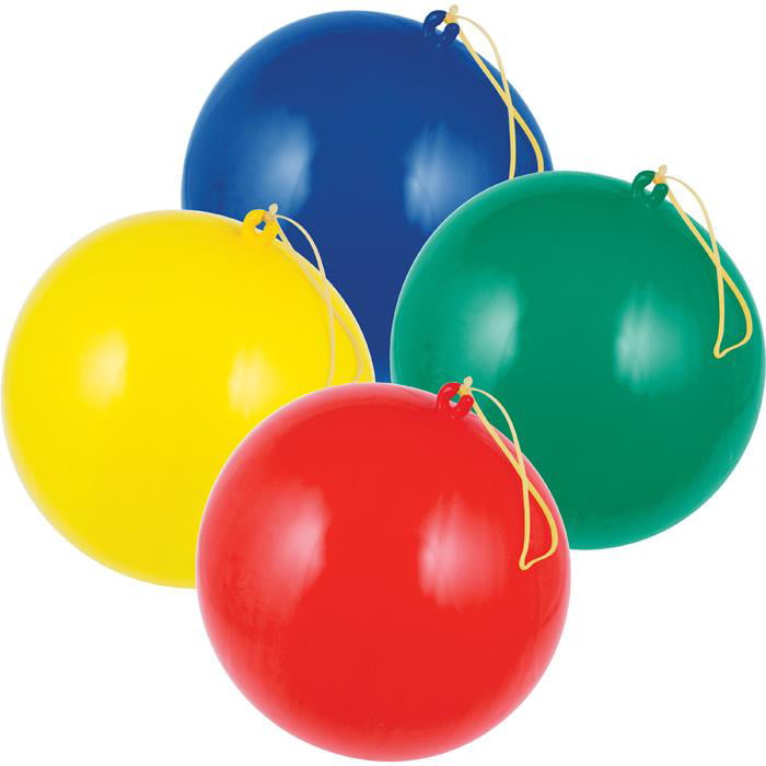 #AA69 Free Shipping NEW 16" 50 PUNCH BALLOONS EXTRA LARGE ASSORTED COLORS 