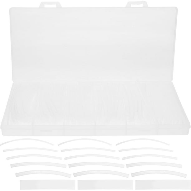 Kit de 200 conectores de cable transparentes con funda de tubo termorretráctil, funda protectora para cable de polietileno