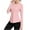 Pink, variant on Jgppe Women's Workout Tops Long Sleeve Lightweight Sun Protection Wicking Quick Dry Athletic Shirts with Thumb Hole