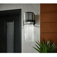 thumbnail image 2 of Hampton Bay Lighting Majestic Black Integrated LED Outdoor Wall Mount Lantern HB7065-306 HB7065-306, 2 of 5