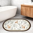thumbnail image 5 of Gogreen Bath Mat - Bathroom Mat Rug Non Slip Super Absorbent Stain Resistant Quick Dry Bathroom Rug-Bath Mat for Bathroom Floor Bathtub Vanity-Bathmat Bath Rug Easy Care (Christmas Deer, 20"x32"), 5 of 6