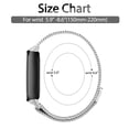 thumbnail image 3 of for Fitbit Inspire 3 Bands Women Men, Stainless Steel Metal Mesh Loop Adjustable Magnetic Wristband Replacement Straps Compatible with Fitbit Inspire 3 Fitness Tracker, 3 of 6