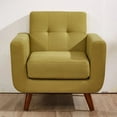 thumbnail image 4 of Uspridefurniture Zohaib 31.1'' Wide Tufted Linen Lounge Chair -Green, 4 of 5