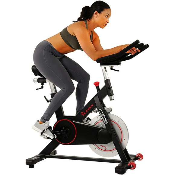 Bicicleta de Ciclismo Sunny Health & Fitness SF-B1805 con Transmisión por Correa Magnética Negro