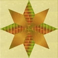 thumbnail image 1 of Ahgly Company Indoor Square Patterned Sedona Brown Area Rugs, 6' Square, 1 of 6