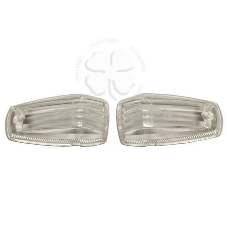 Clear Blinkers - Lens Stalk Turn Signal For Suzuki GSXR 600 750 2004-05 Euro Light Blinker Clear