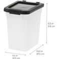 thumbnail image 5 of IRIS 10 Lbs. Airtight Pet Food Container | Dog & Cat Food Storage Bin | Treat Box 2Pk, 5 of 6
