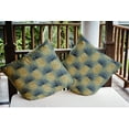 thumbnail image 3 of Simply Daisy 18" x 18" Pineapple Stripes Nautical Indoor/Outdoor Throw Pillow, 3 of 3