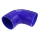 thumbnail image 1 of Silicona Tubo de Enfriamiento 70mm Codo 90 Grados Reductor Azul, 1 of 2