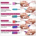 thumbnail image 4 of Juego de brocas para uñas Cellentool, 25 unidades, con caja de almacenamiento, 4 of 7