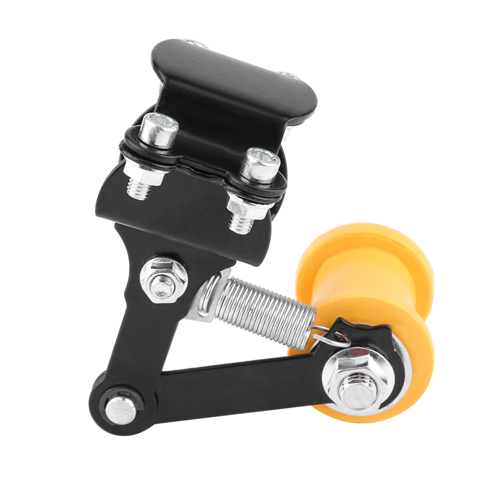 Universal Motorcycle Chain Tensioner - Bolt-On Adjuster Roller For Bike Repair Tool (Choose Color)