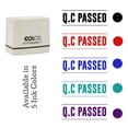 thumbnail image 7 of Printtoo Q.C Passed Self Inking Rubber Stamp Pre-Inked Office Stamp- Home Office Business Stationery, 47 x 20 mm Red, 7 of 7