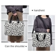 thumbnail image 6 of FORMRS 16" Laptop Bag Carrying Sleeve Case with Handle Travel Shoulder Briefcase, Gray Leopard Pattern, 6 of 8