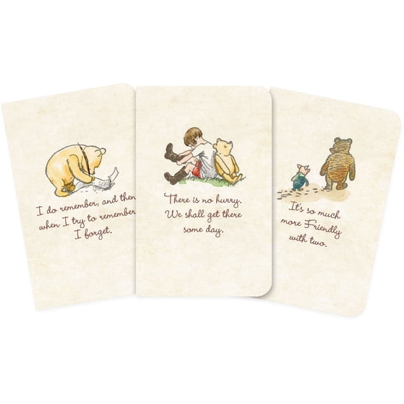 Winnie-The-Pooh Jotter Notebooks (Set of 3), (Hardcover)