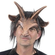 Zagone Studios Goat Boy Latex Adult Costume Mask (one size) - Great for Theater, Cosplay, Halloween or Renn Fairs.