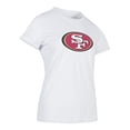 thumbnail image 3 of NFL Playera Aficionado Básica San Francisco 49ers Blanco para Mujer, Talla Extra Grande, 3 of 5