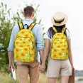 thumbnail image 4 of Xecao Sunflowers2 for Canvas College Laptop Backpack, a Durable Rucksack for Both Men and Women, ideal for travel, school, and daily use Bag-Small, 4 of 5