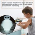 thumbnail image 3 of Yuarrent CN Plug Socket Lamp Bedside Automatic Outlet Light Atmospheres Room Living Decoration Night Power Wall Nursing Home Art Iluminación y accesorios Tipo 1 Blanco, 3 of 6