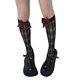 thumbnail image 1 of Calcetines bonitos de tubo medio de encaje con lazo, medias de estilo Lolita para mujer, calcetines de red de princesa dulce a la moda, 1 of 5