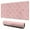 Pink Cow Heart, variant on Long Mouse Pads for Desk,White Cow Black Spot Geometric Pattern Desk Mats on Top Of Desks, Desk Mouse Pad Extra Large with 3mm Non-Slip Base and Stitched Edge for Gaming,Office,Work,Home 31.5"x11.8"