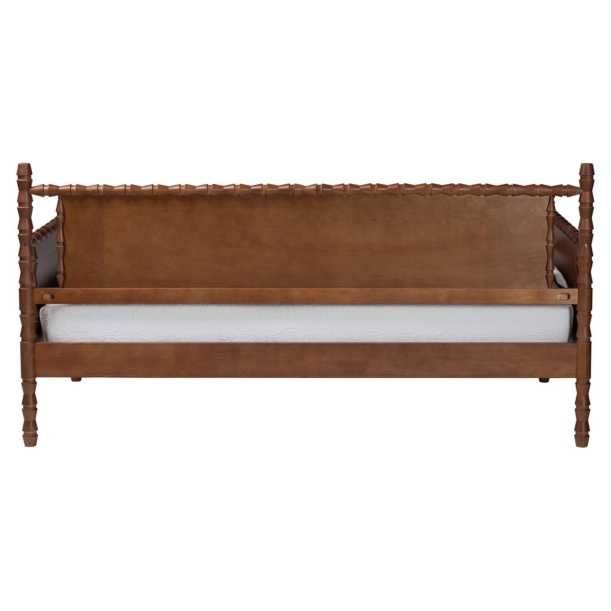 Baxton Studio Danette Modern Daybed, Twin, Walnut Brown