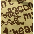 thumbnail image 5 of Don't Go Bacon My Heart Cute Pun Toddler Boy Girl T Shirt Infant Toddler Brisco Brands 12M, 5 of 6