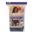 thumbnail image 3 of Hanes 10 Pack Briefs Underwear Women's Microfiber Cool Comfort Panties Tag Free, 3 of 5