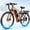 Orange, variant on Mountain Electric Bike for Adults, 1500W Peak Brushless Motor, 20+ MPH Top Speed, 48V 20.8Ah Battery, Full Suspension, 27.5" Tires, Up to 80 Miles Range, Black