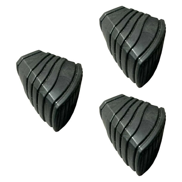 3 piezas de pies para soporte de batería con absorción de impactos, de alto rendimiento, color negro, de repuesto, no Estilo C