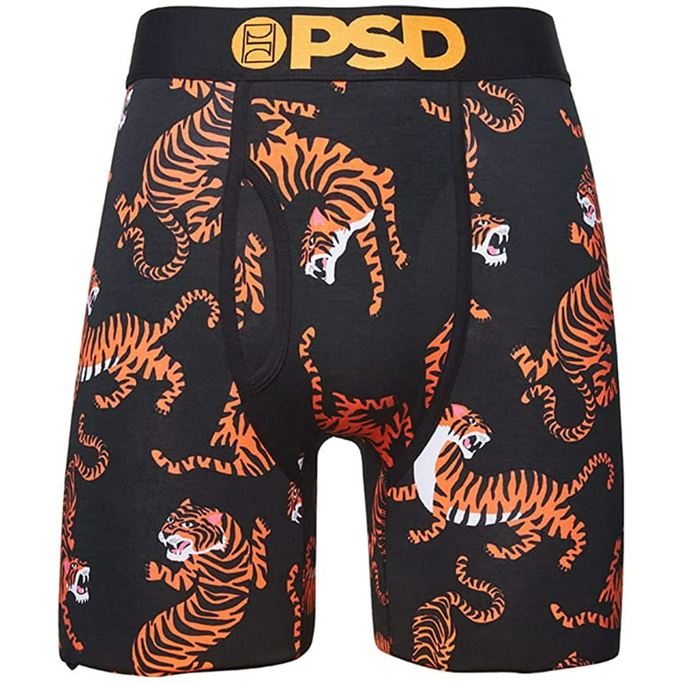 PSD Men's 3-Pack Tiger Modal Boxer Briefs Multi XL 