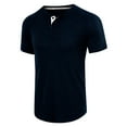 thumbnail image 2 of EGNMCR Men's Plus Size Shirts Solid Color Short Sleeve T-Shirts Button-Up Shirts, 2 of 4