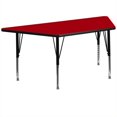 thumbnail image 2 of Rosebery Kids Table d'Activité Trapèze en Rouge, 2 of 2