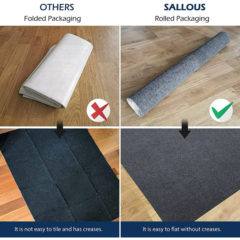 SALLOUS Office Chair Mat for Carpet, 53 x 45 Heavy Duty Chair Mat for  Carpeted Floors, Gaming Chair Mat with Extended Lip, Floor Protector  Computer