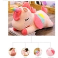 thumbnail image 1 of Almohada de peluche para dormir con forma de unicornio HUOGUO, suave, 30 cm/40 cm, 1 of 5