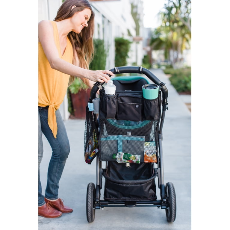 J.L. Childress Cups 'N Cargo Stroller Organizer, Black photo 8