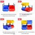 thumbnail image 7 of 6MSKS 12pcs Sturdy Stackable Storage Boxes for Parts for Garage Hardware, Miscellaneous Items & Tools Parts Storage Organizer, Space-Saving Solution, 7 of 7