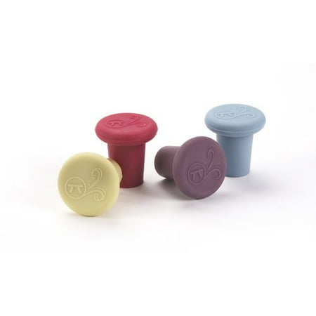 - Outset Silicone Wine Stopper (Set of 4)