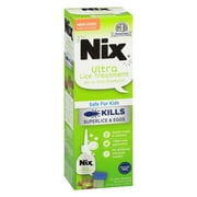 Nix Ultra Superlice Treatment, All-in-One Shampoo, 4 fl oz & Lice Removal Comb