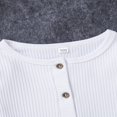 thumbnail image 3 of Baby Girl Knit Cardigan Button Down Knitwear Basic Knit Snap Jacket Sweater Coat, 3 of 3