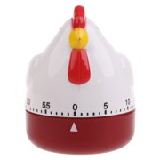 Cute Hen Shape Kitchen Cooking Timer Mechanical Countdown Clock Alarm Reminder f