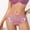 Pink, variant on Exquisite Women's Panties Lace Transparent Hollow Out Underwear Comfort Seamless Low Waist Briefs Elegant Thong for Daily Wear