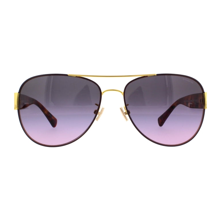 COACH HC 7059 924890 PURPLE GOLD CONFETTI AUTHENTIC EYEGLASSES 58-15 Frame Only COACH Sunglasses HC7059 924890 Gold Purple/Purple Confetti  main image 3