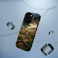 thumbnail image 5 of DistinctInk Tough Case for Apple iPhone 14 Pro MAX (6.7" Screen), Compatible with MagSafe Charging - "The Majestic Leopard: A Vibrant Safari Serenade", 5 of 6